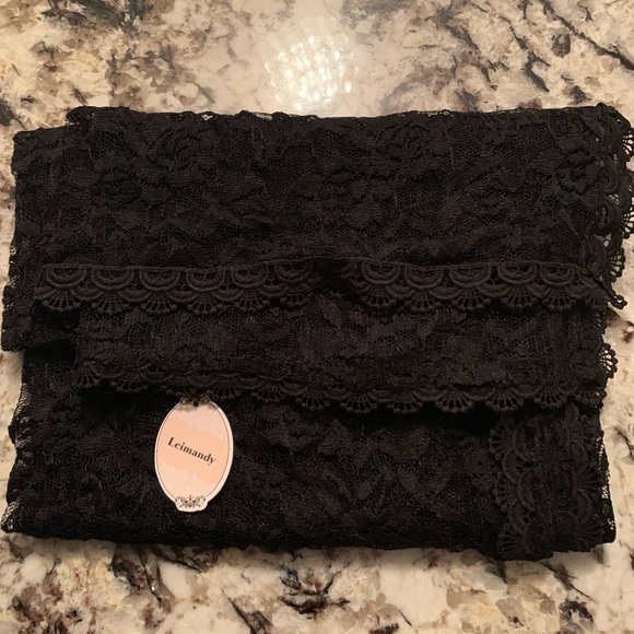 NEW Black Lace Veil / Scarf - Picture 6 of 7